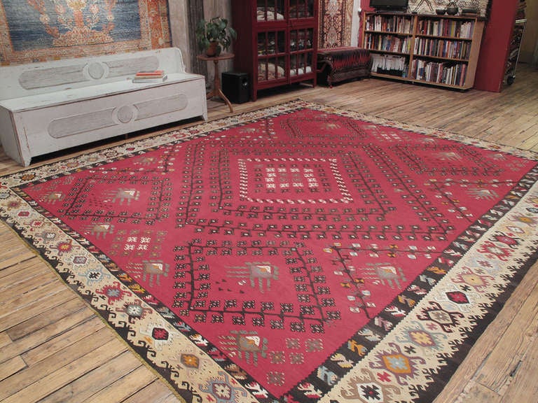 Large Sharkoy Kilim For Sale at 1stDibs