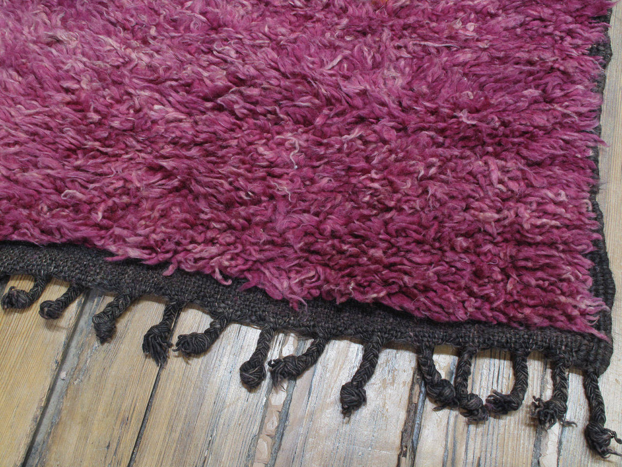 Late 20th Century Purple Beni Mguild Moroccan Berber Rug