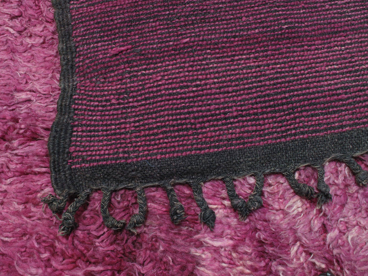 Wool Purple Beni Mguild Moroccan Berber Rug
