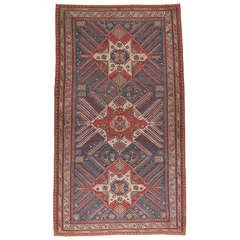 Antique "Sunburst" Sumak Carpet 7