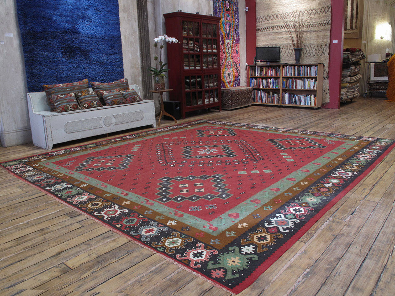 Large Balkan Kilim
