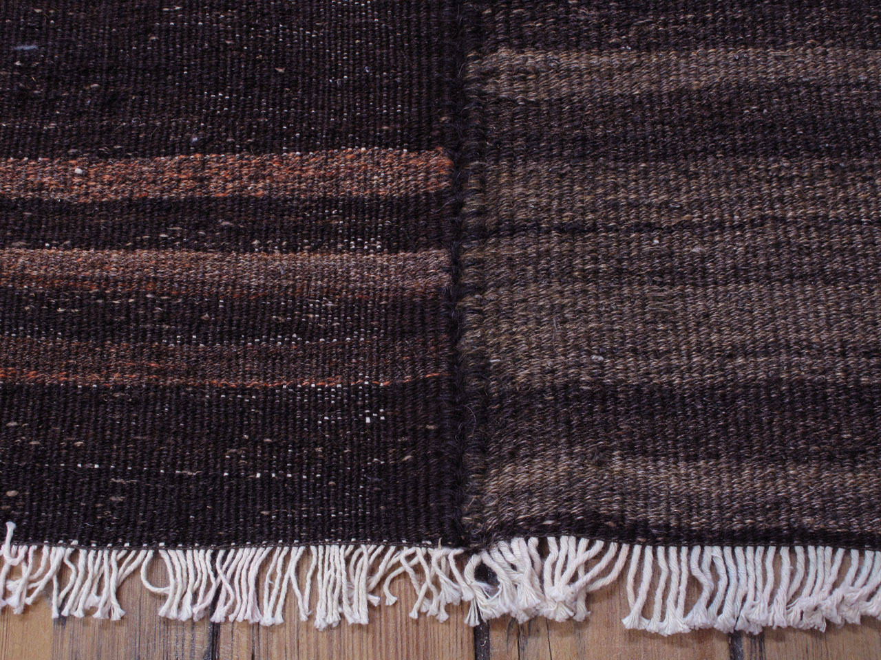 Two-Panel Kilim with Stripes 1