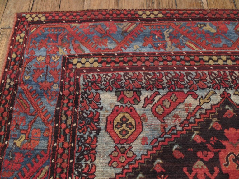 Hand-Knotted Antique Kula Rug