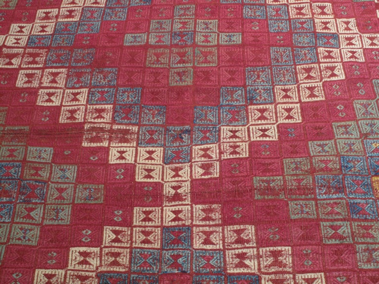 Antiker anatolischer Jijim-Teppich (19. Jahrhundert) im Angebot