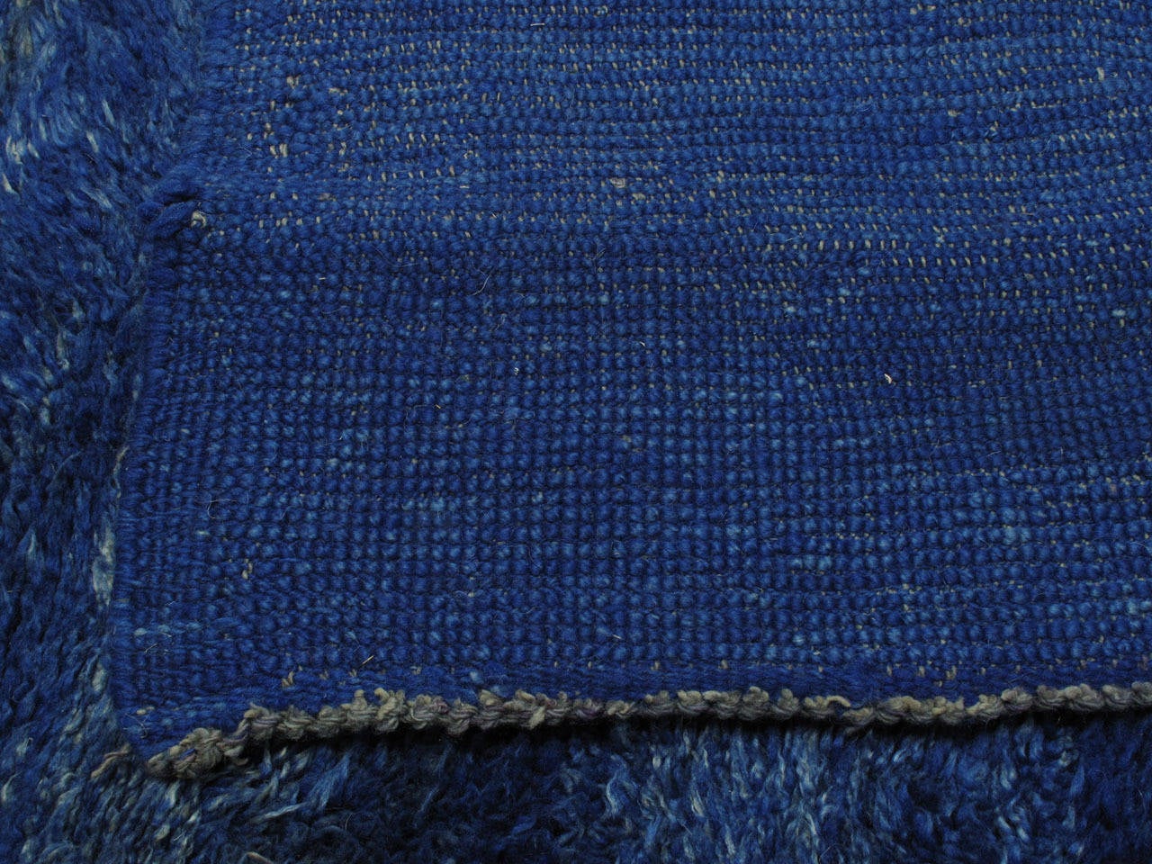 Large Blue Beni Mguild Carpet 2