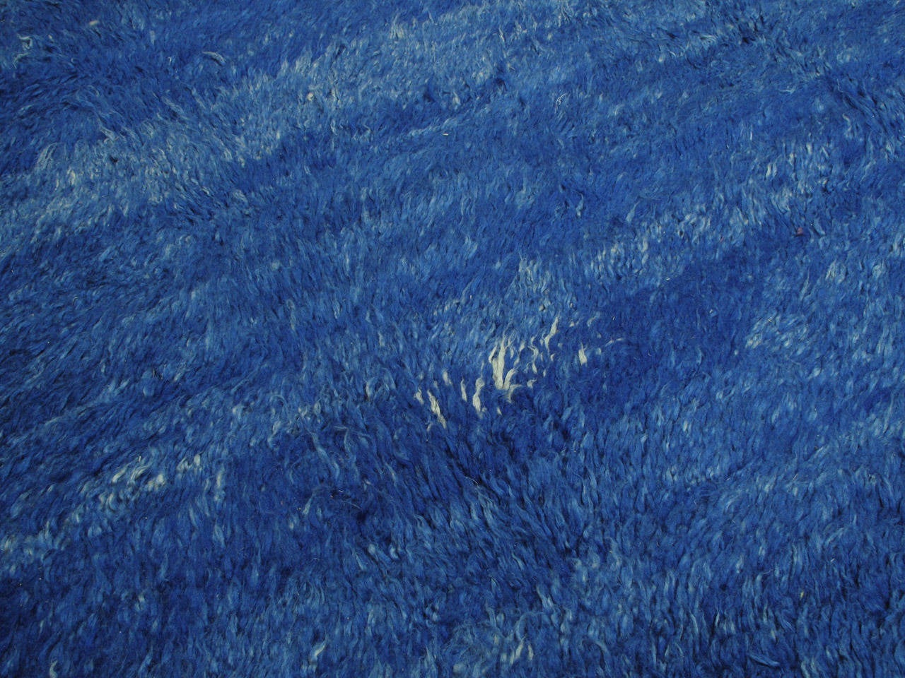 Moroccan Large Blue Beni Mguild Carpet