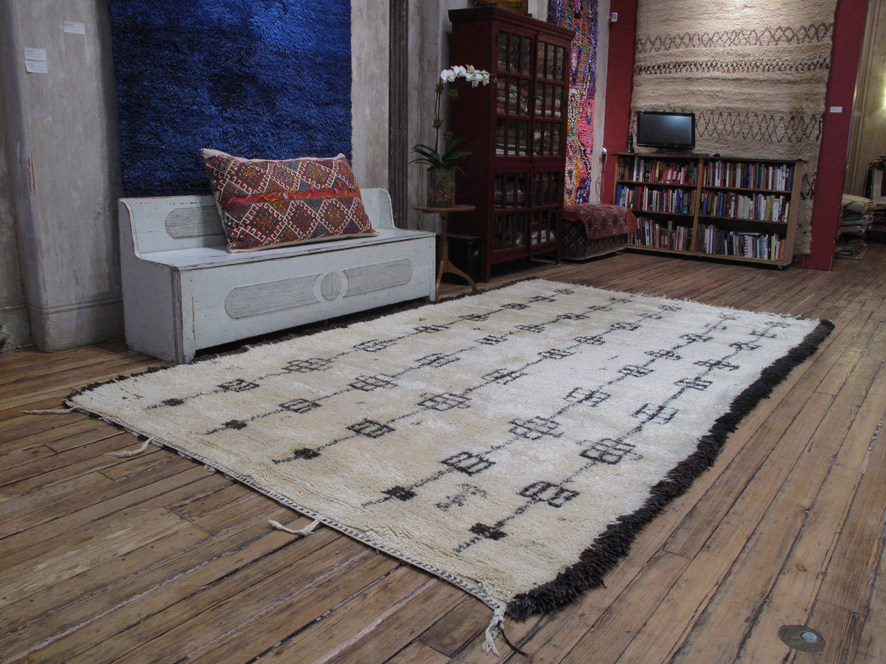 Giant Beni Ouarain Carpet, "Lanterns"