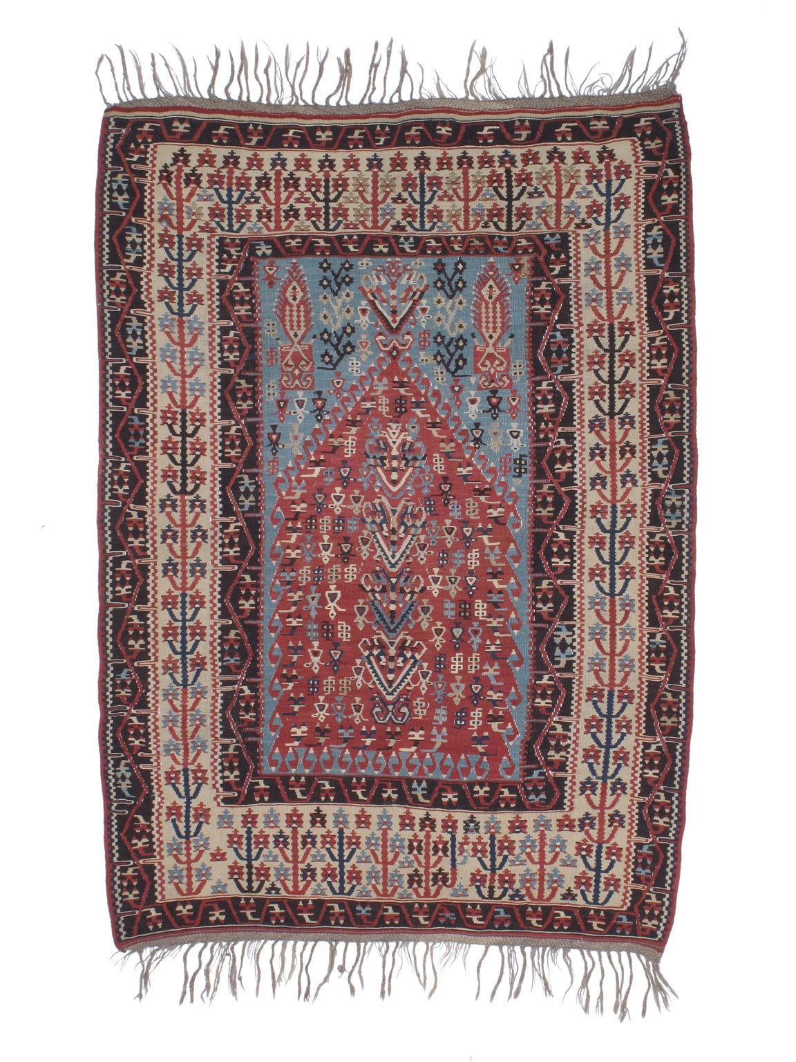 Antiker Erzurum-Kilim-Teppich im Angebot