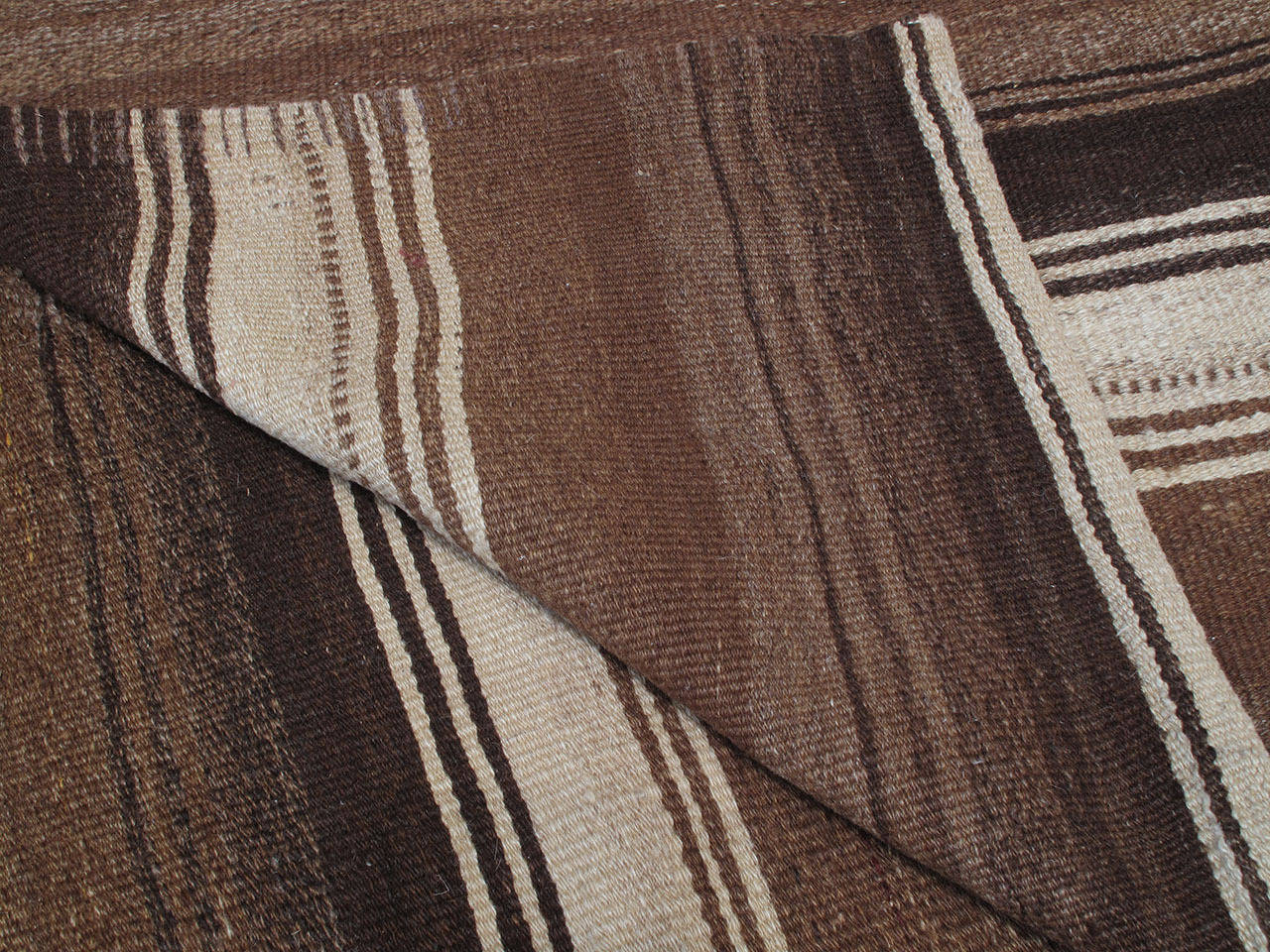 Banded Kilim in Two Panels 1
