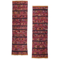 Vintage Pair of Kilim Runners