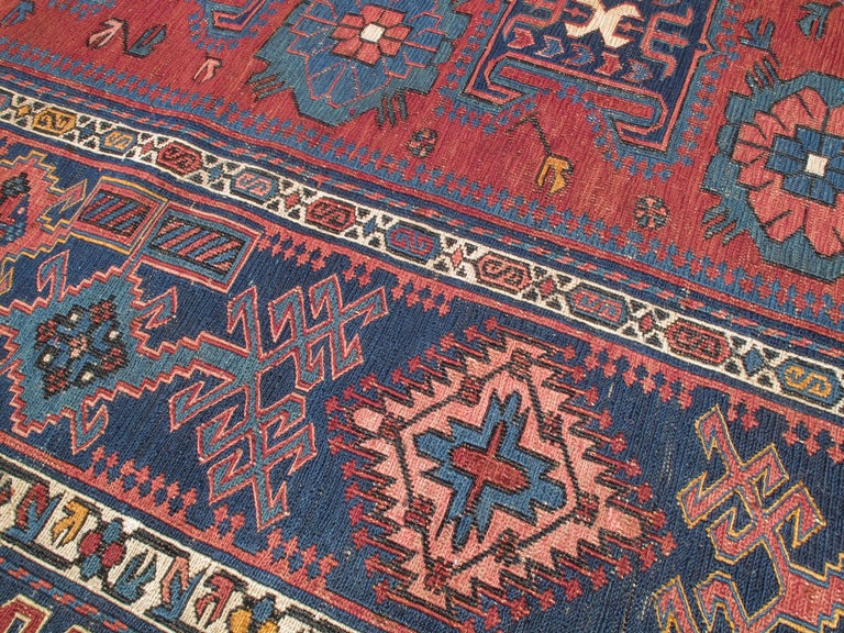20th Century Antique Sumak Carpet