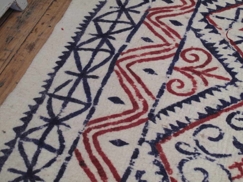 Large Felt Runner Rug For Sale 2