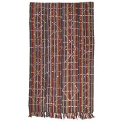 Used Pardah 'Curtain' Rug with Ribbons