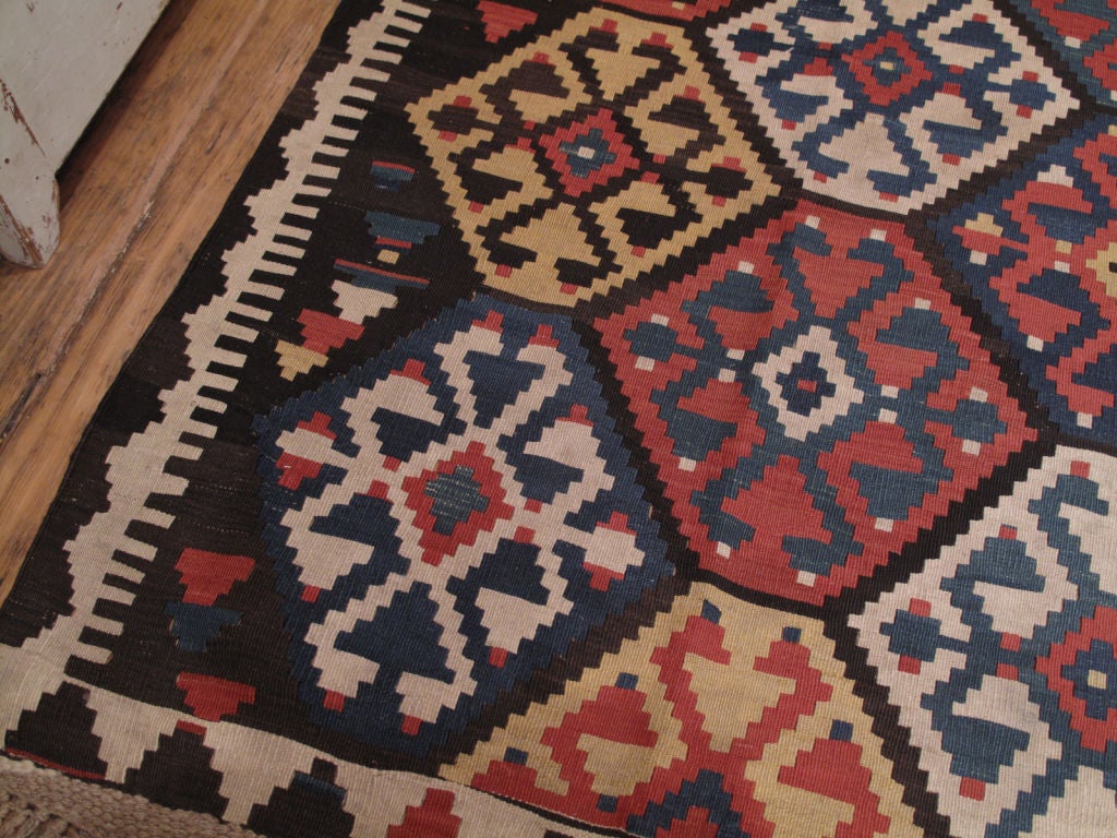 Antique Shahsavan Kilim Rug 1