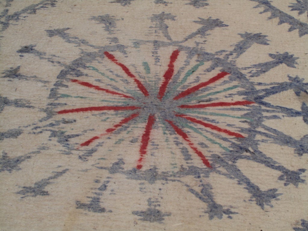 Filz-Teppich (Mitte des 20. Jahrhunderts) im Angebot