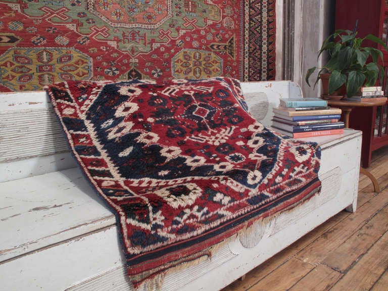 Antique Bergama Rug In Good Condition In New York, NY
