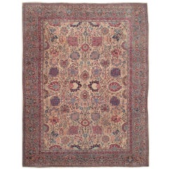Antique Tabriz Carpet 8