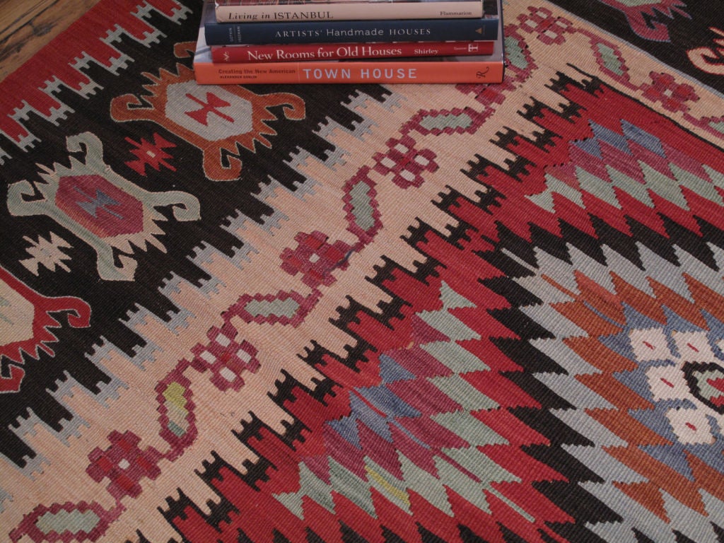 Balkan Kilim Rug For Sale 2