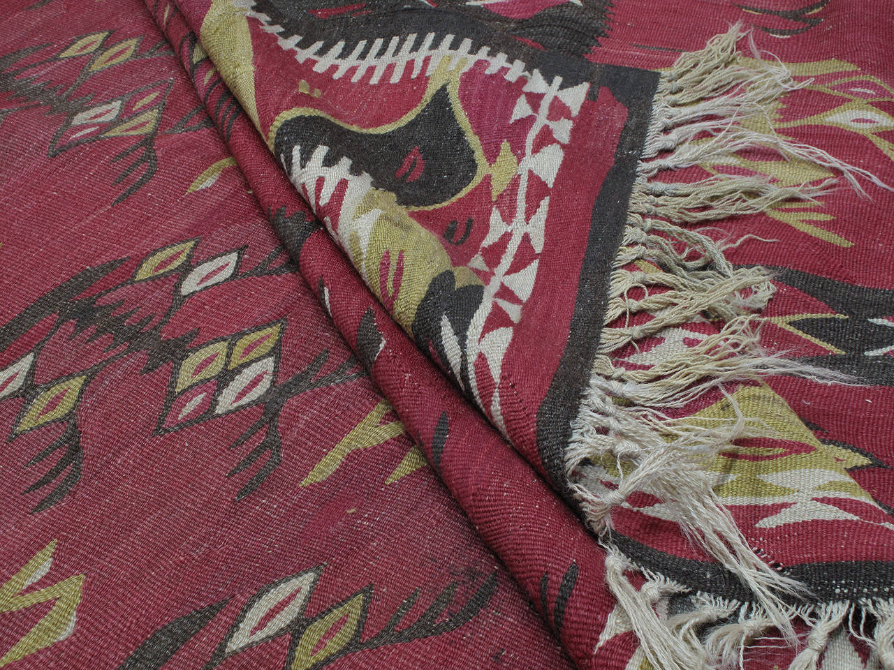 Very Large Antique Manastir Kilim 1