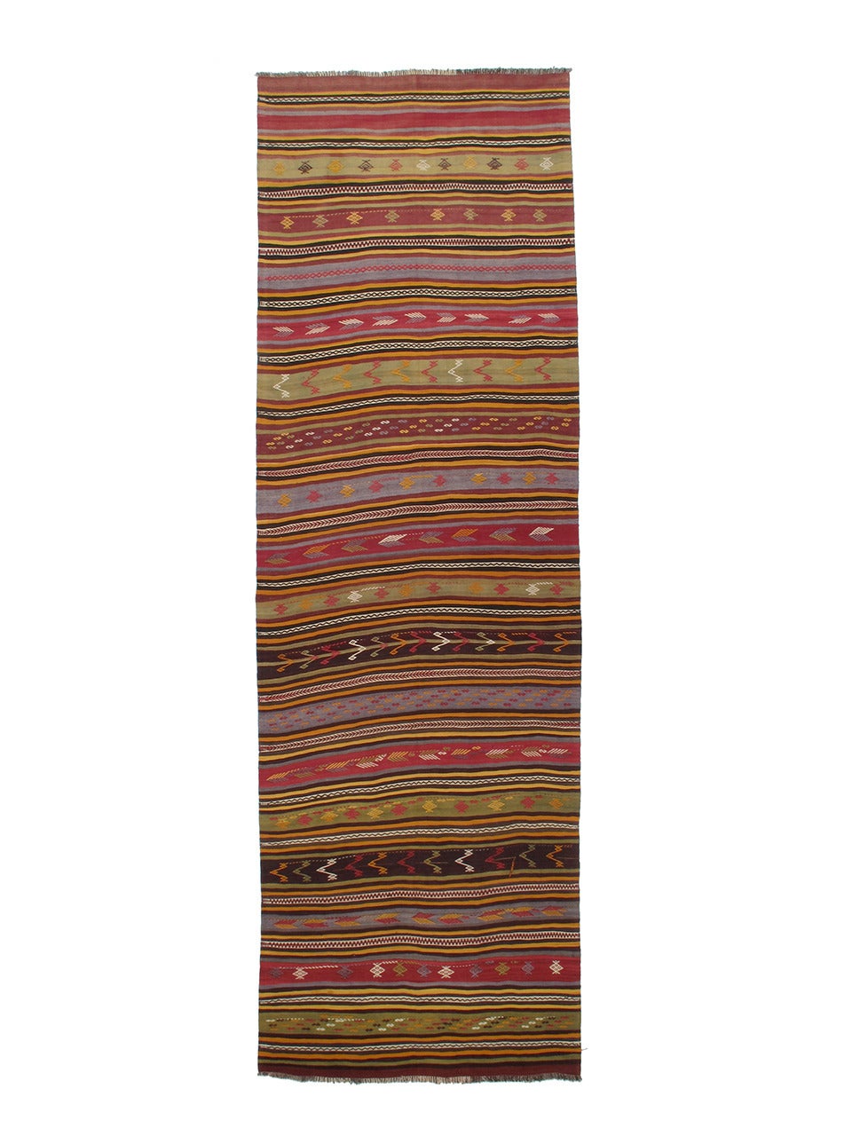 Fantastic Konya Banded Kilim