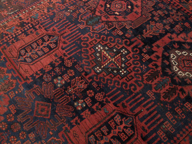 Afghan Antique Baluch Main Carpet
