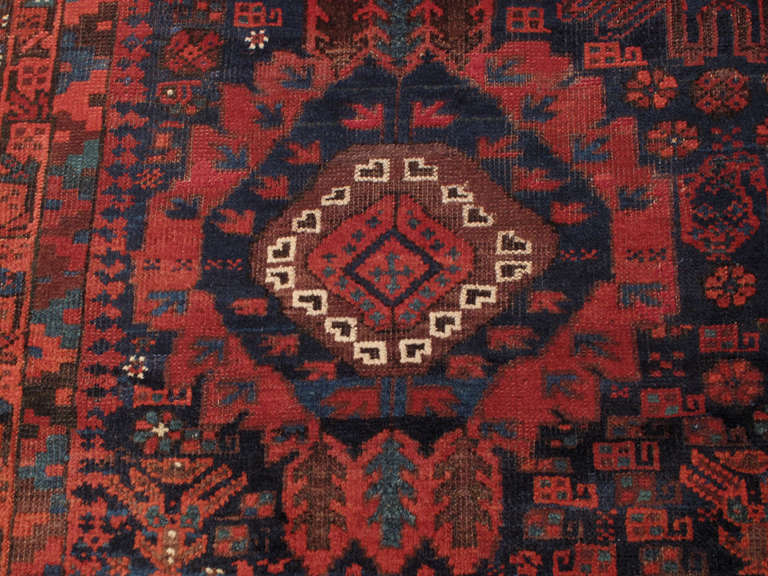 Hand-Knotted Antique Baluch Main Carpet