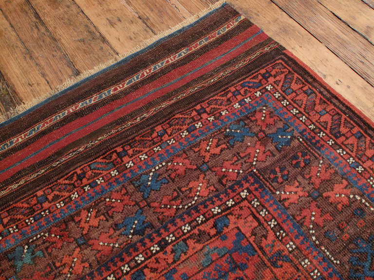 19th Century Antique Baluch Main Carpet