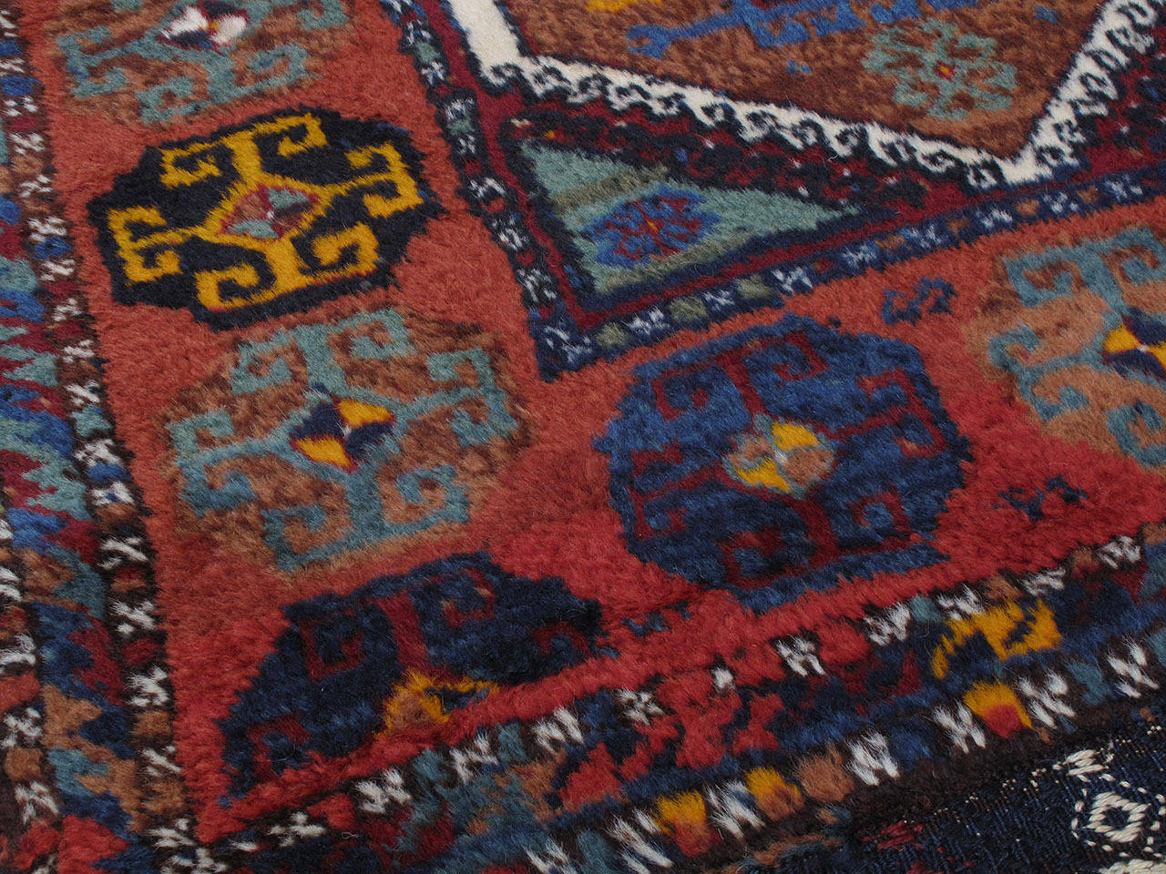 Early 20th Century Antique Kurdish Rug