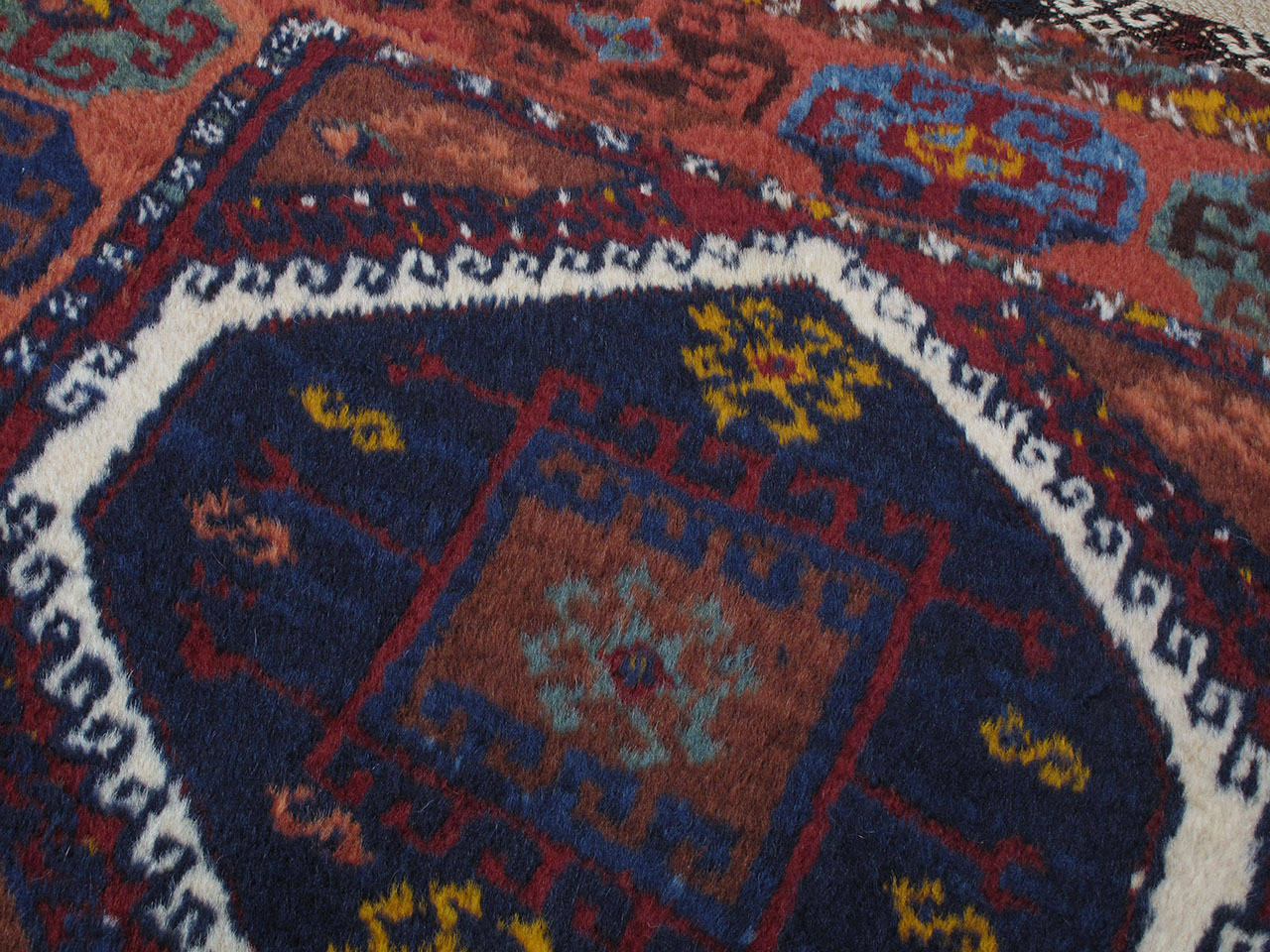 Antique Kurdish Rug In Excellent Condition In New York, NY