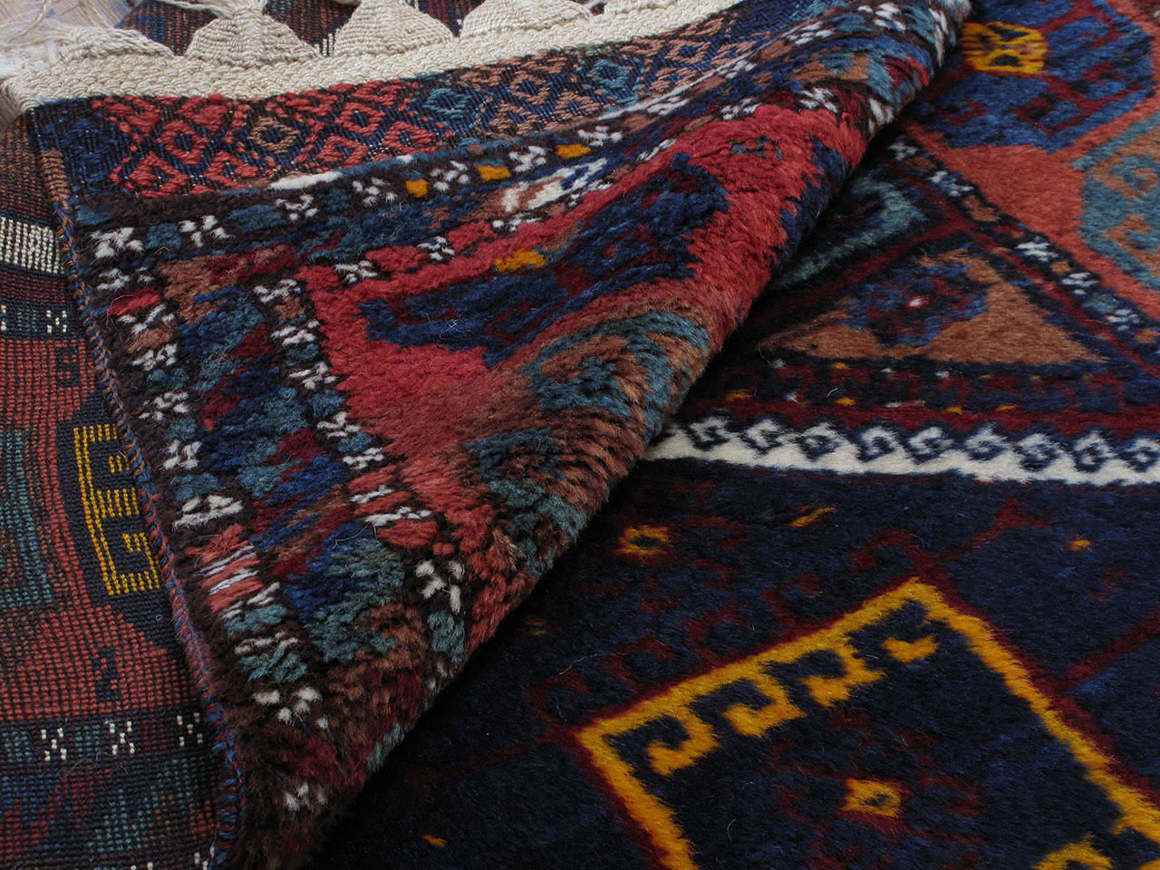 Wool Antique Kurdish Rug