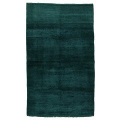 Vintage Karapinar Rug in Emerald Green