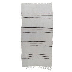 Jute Kilim with Stripes Jute Kilim with Stripes