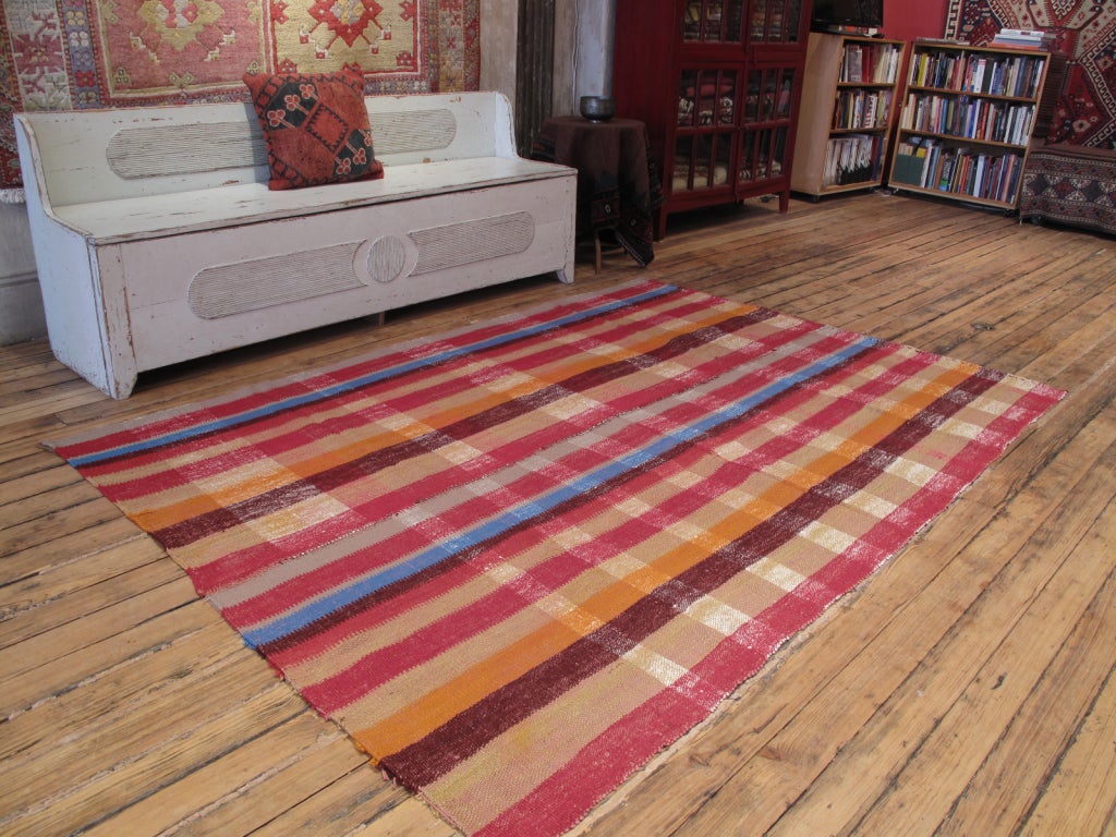 Pala Kilim in Tartan