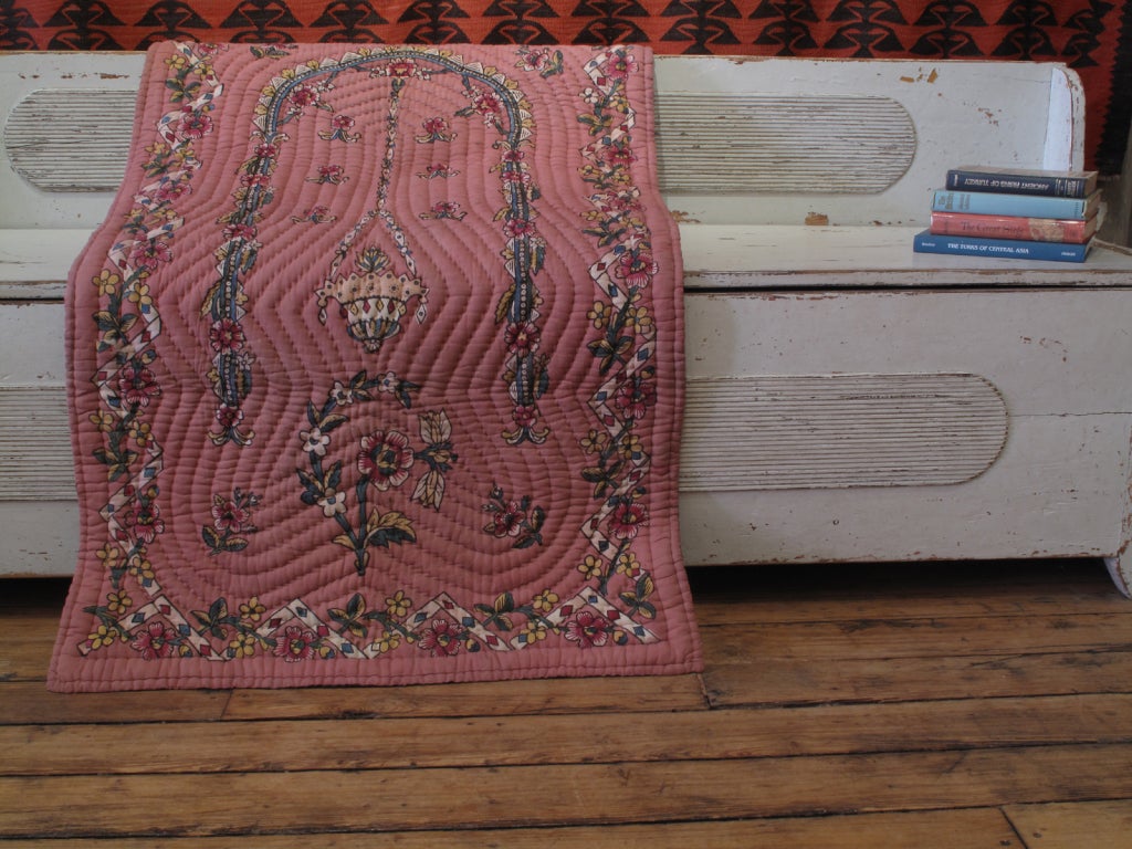 20th Century Quilted Prayer Rug