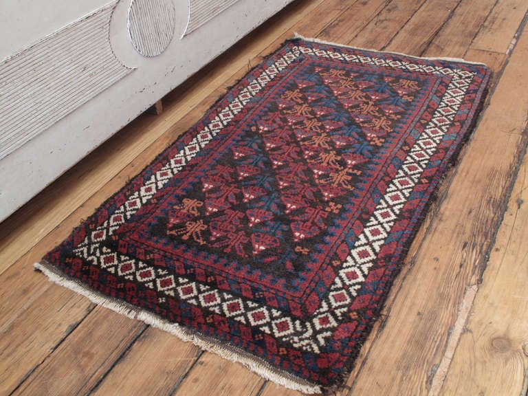 Afghan Antique Baluch Small Rug