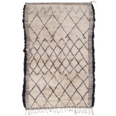 Vintage Beni Ouarain Carpet