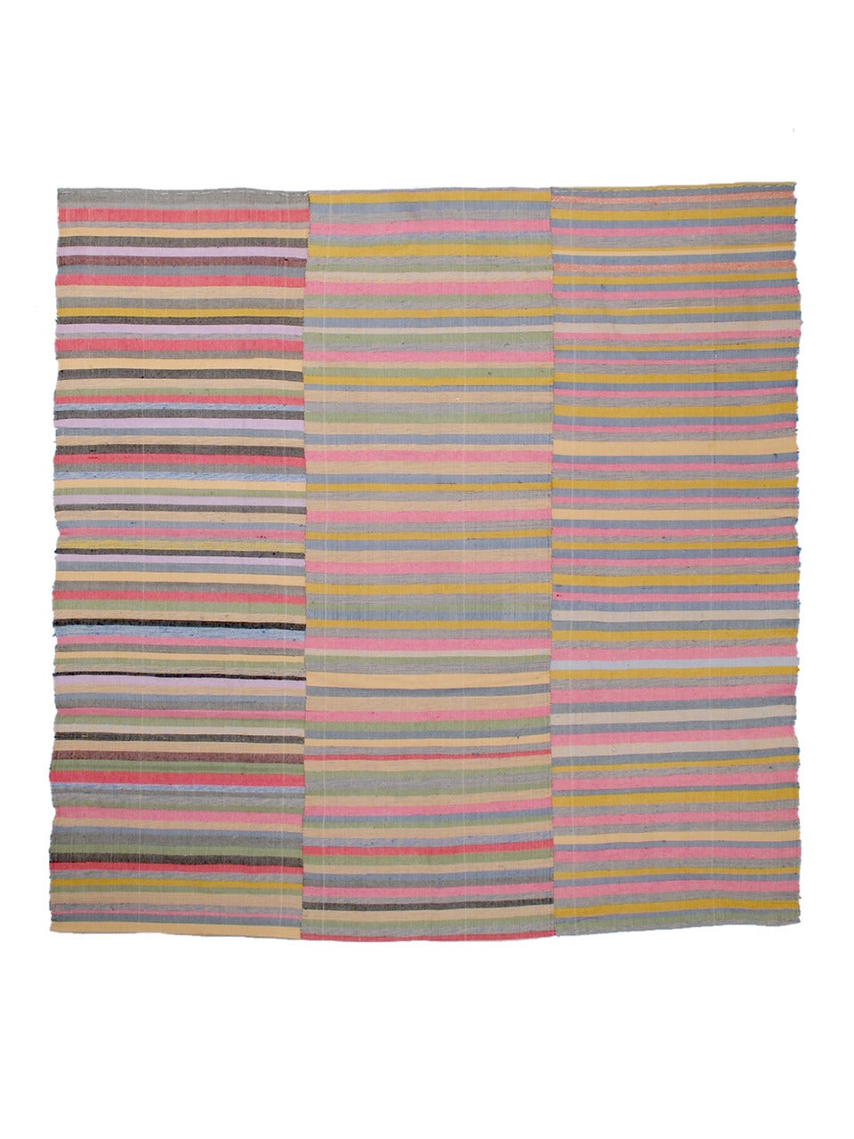 Colorful Striped Cover Rug