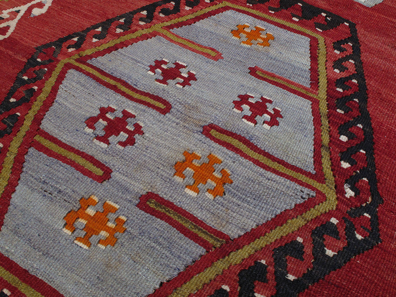 Hand-Woven Sharkisla Kilim Rug