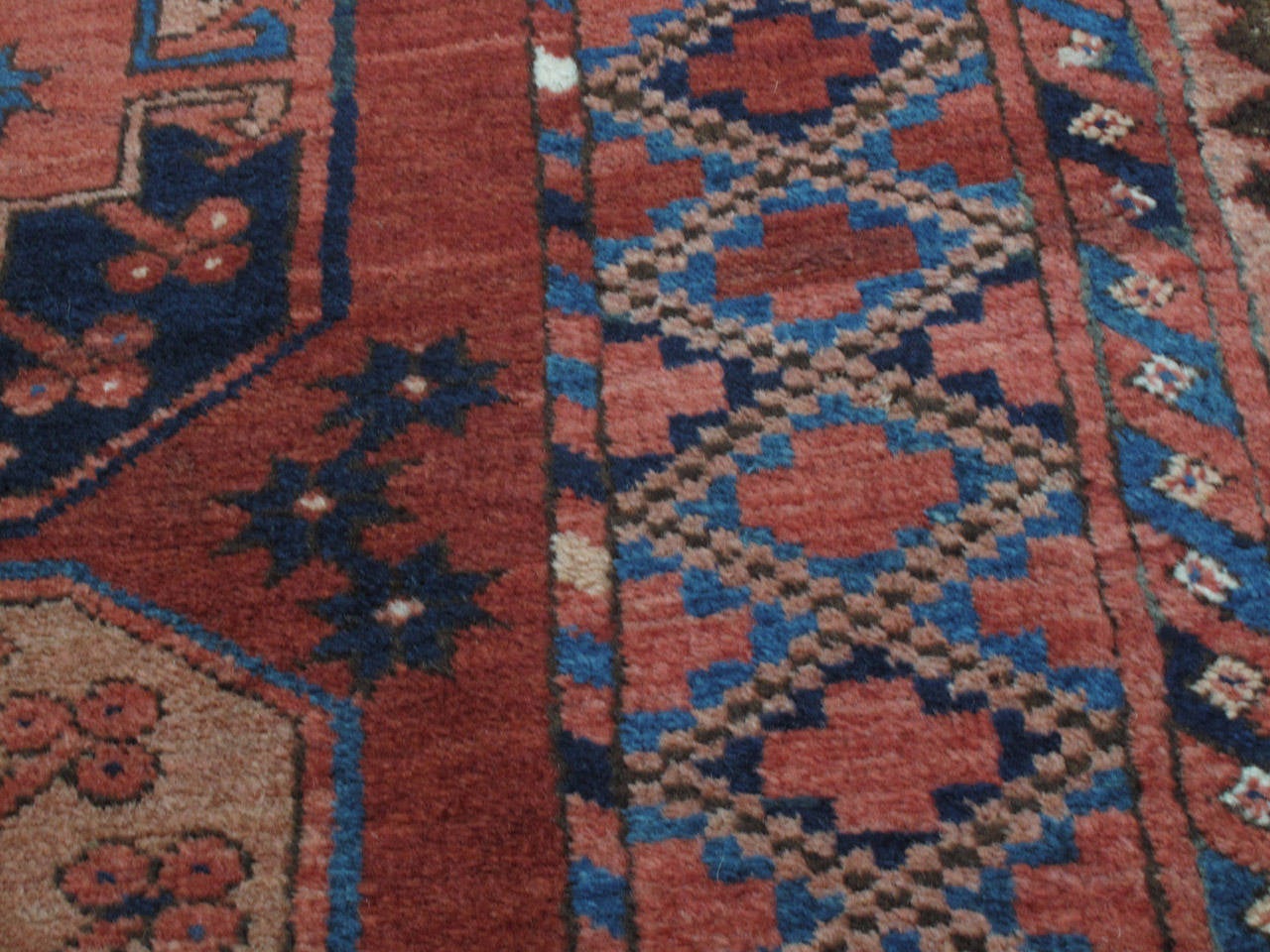 Wool Antique Turkmen Carpet