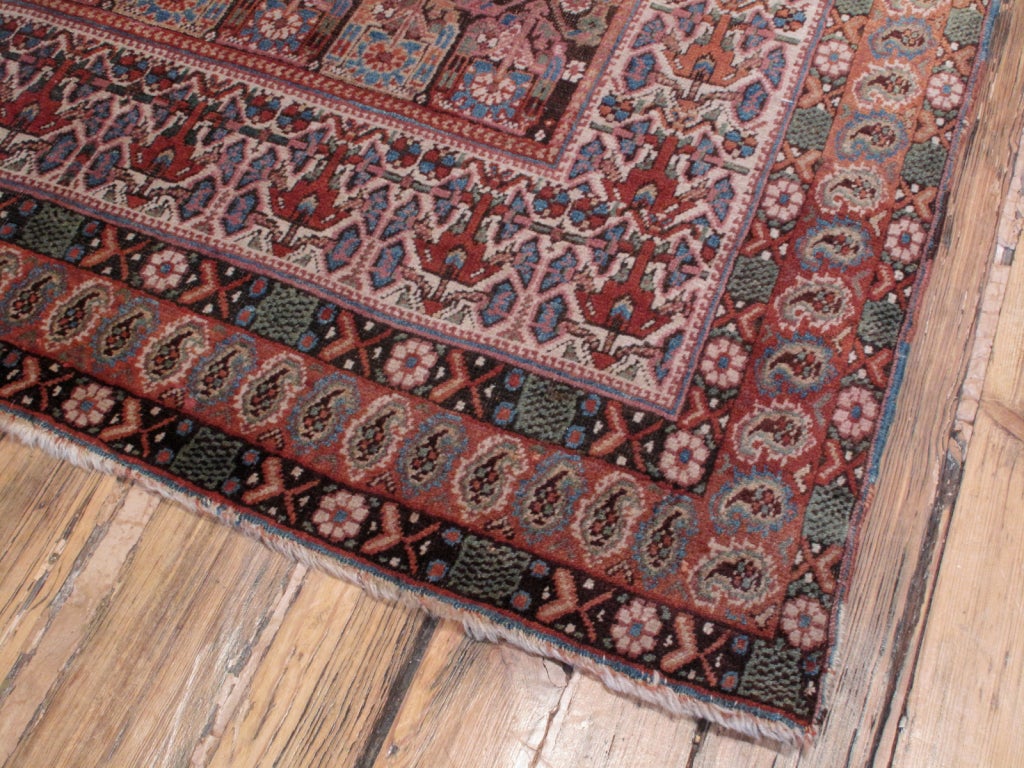Antique Afshar Rug In Good Condition In New York, NY