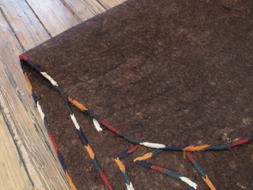 Felt Ceremonial Camel Cover Rug For Sale