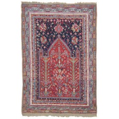 Antique Oushak Prayer Rug 1