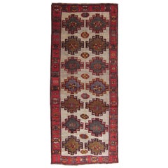 Vintage Kurdish Long Rug