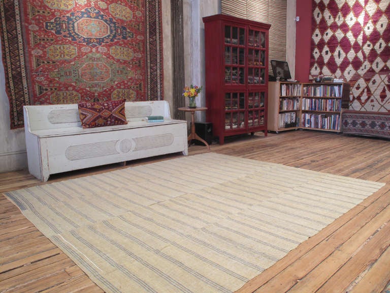 Striped Cover in Four Panels