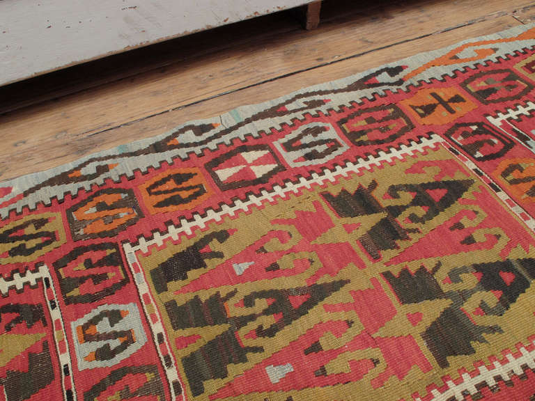 Large Antique Sharkisla Kilim In Good Condition In New York, NY