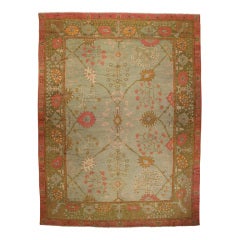Fantastic Antique Oushak Carpet