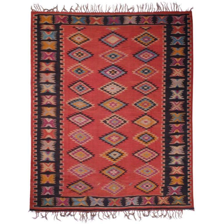 Balkan Kilim Rug For Sale