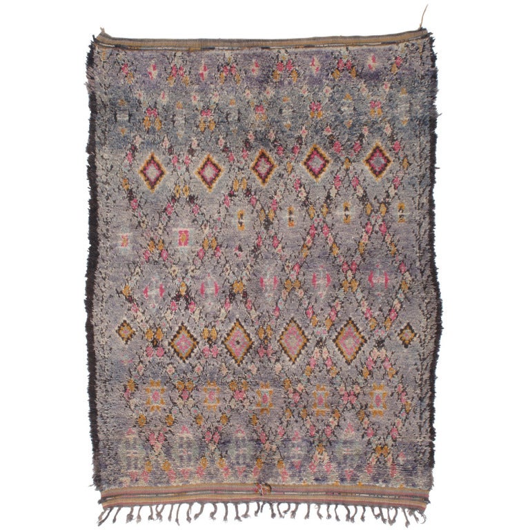 Colorful moroccan rug