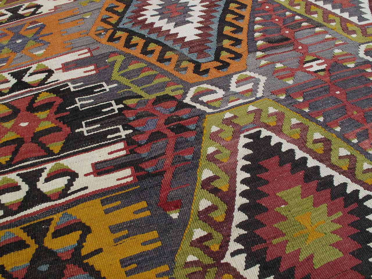 Wool Exceptional West Anatolian Kilim Rug For Sale