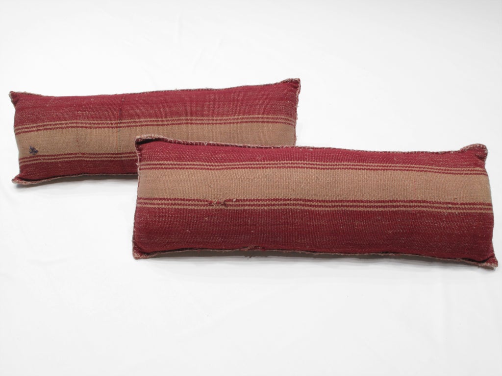 Pair of Kilim Bolster Pillows